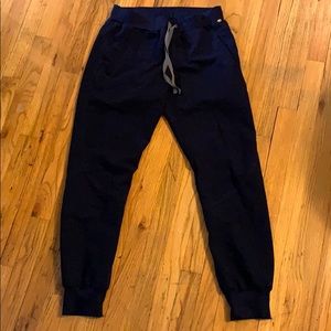 FIGs navy scrub pants Moca joggers